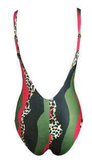 Waving Leopard Adjustable One Piece