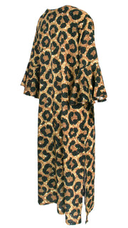 Midnight Leopard Beach to Bar Dress