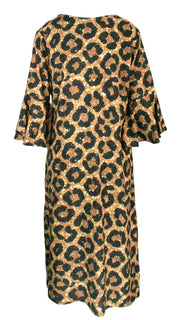 Midnight Leopard Beach to Bar Dress