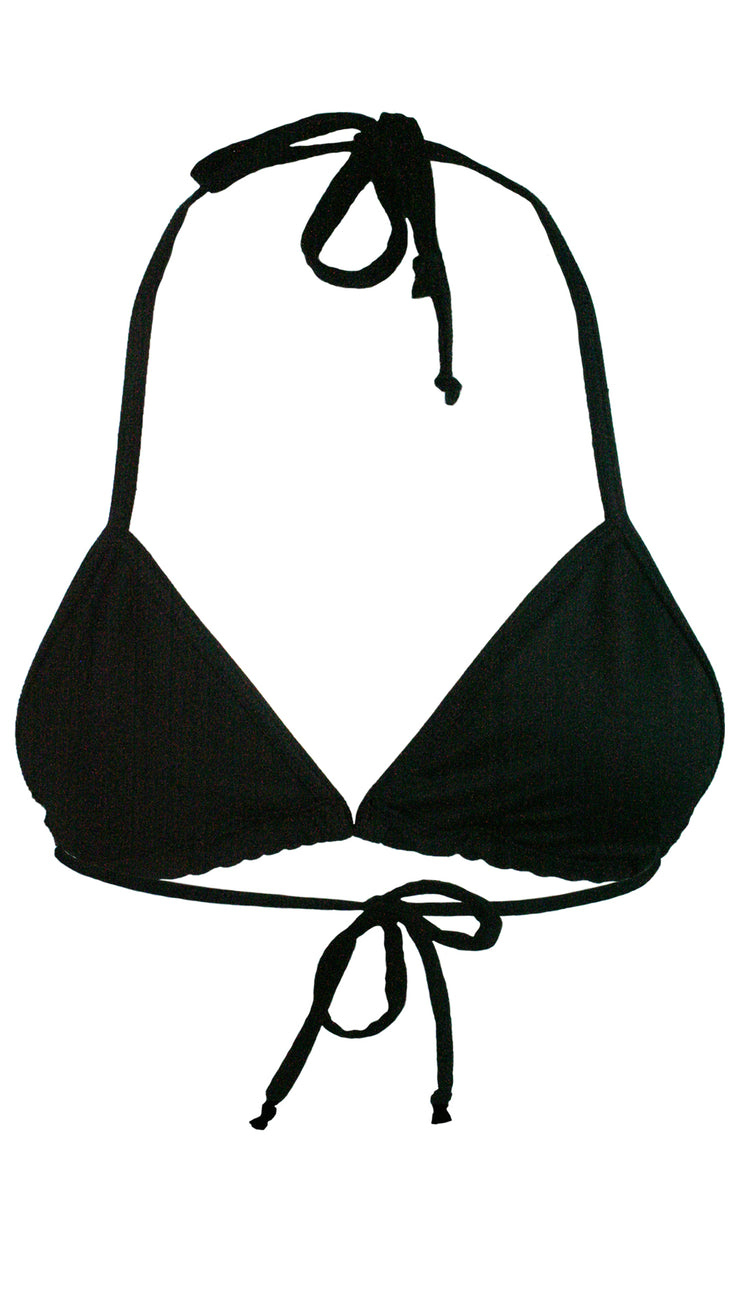 Black Triangle Bikini Top