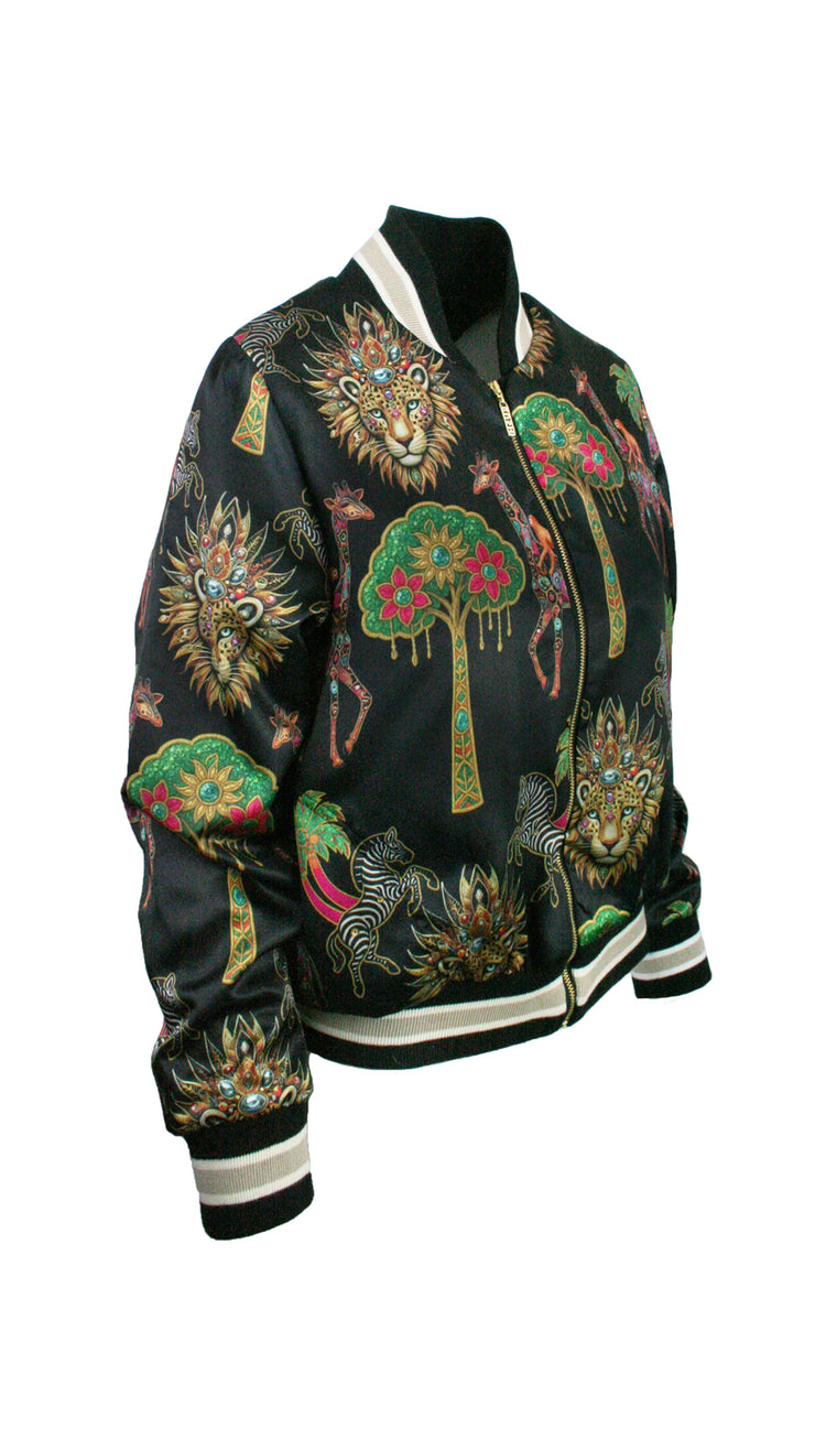 Zambezi Gold Black Luxe Legacy Bomber Jacket
