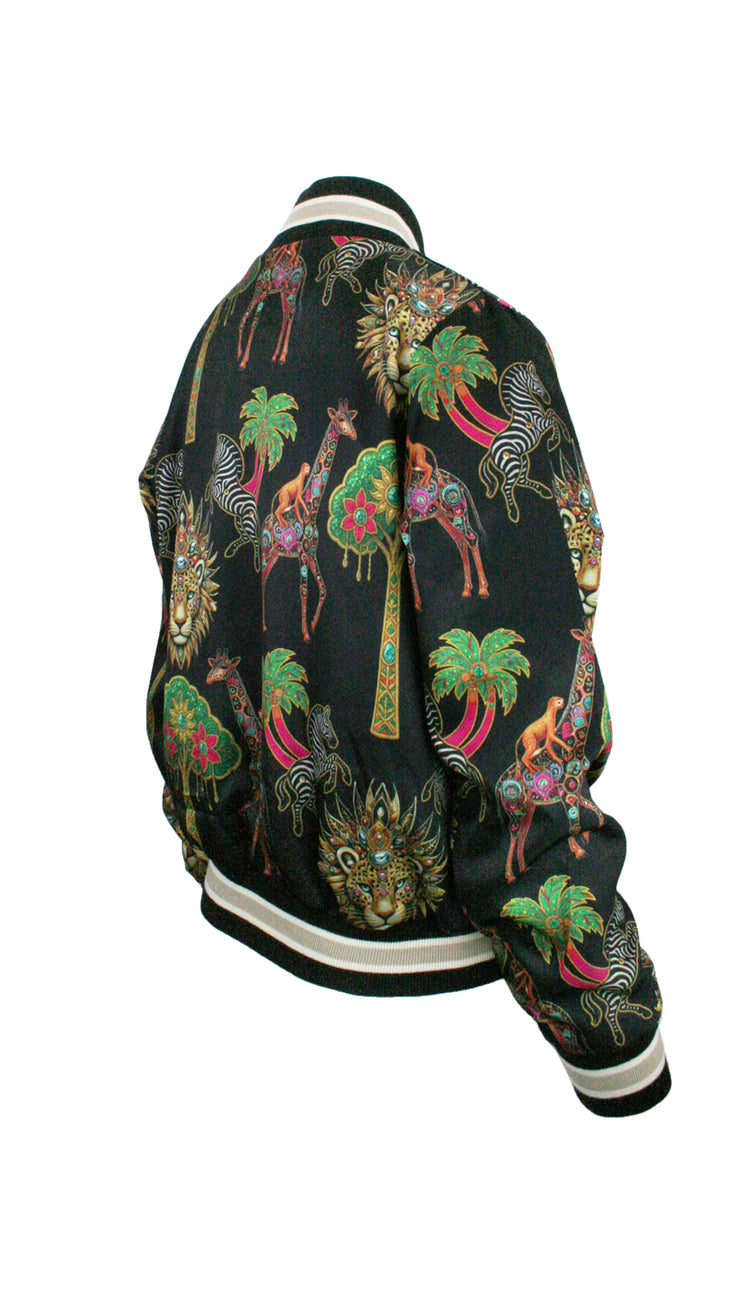 Zambezi Gold Black Luxe Legacy Bomber Jacket