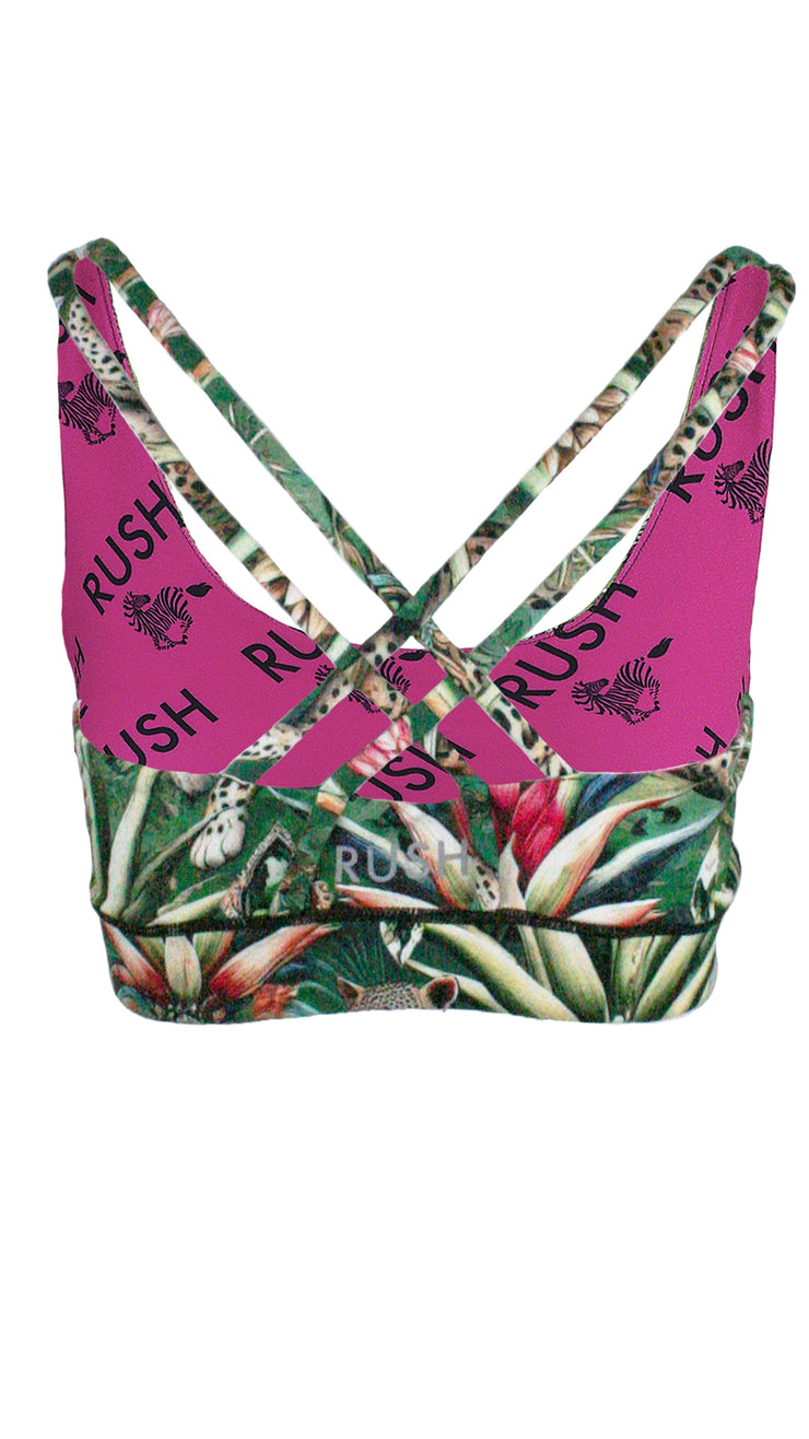 Wild Emerald Free My Heart Sports Bra