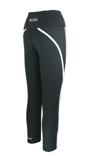 Black Velocity Panel F/L Tights