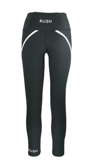 Black Velocity Panel F/L Tights