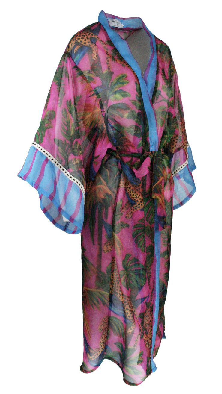 Safari Siesta Chiffon Kimono Cover Up