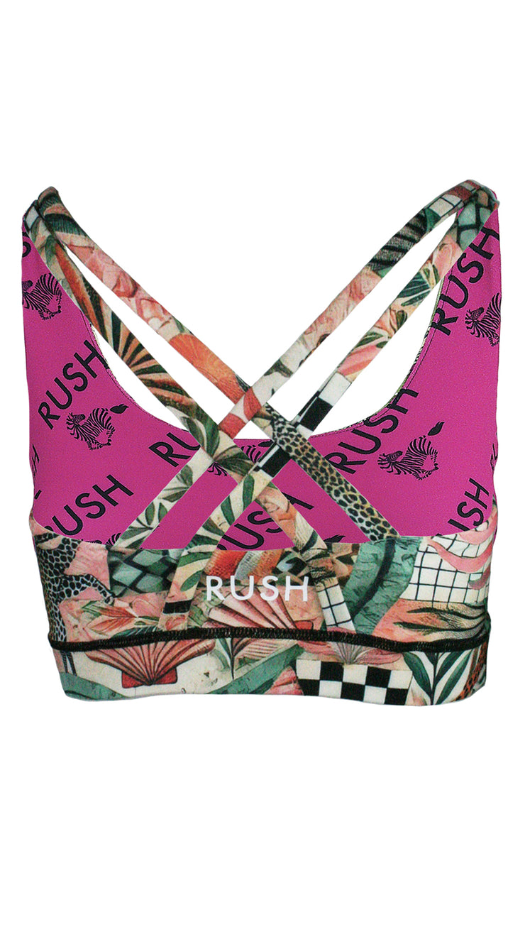 Sunkissed Safari Free My Heart Sports Bra