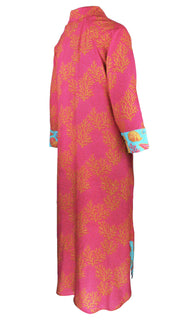Coral Reef Luxe Shirt Dress