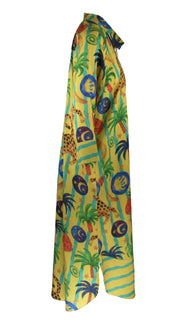 Cosmic Safari Luxe Shirt Dress