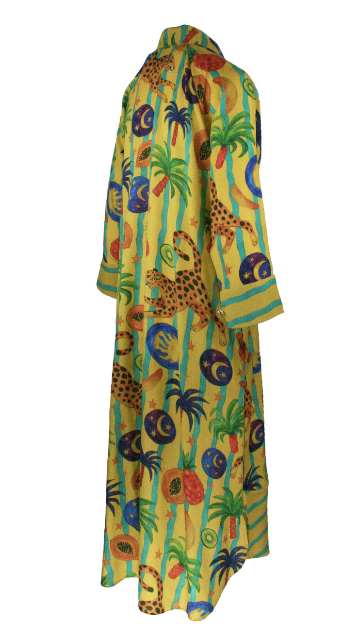 Cosmic Safari Luxe Shirt Dress