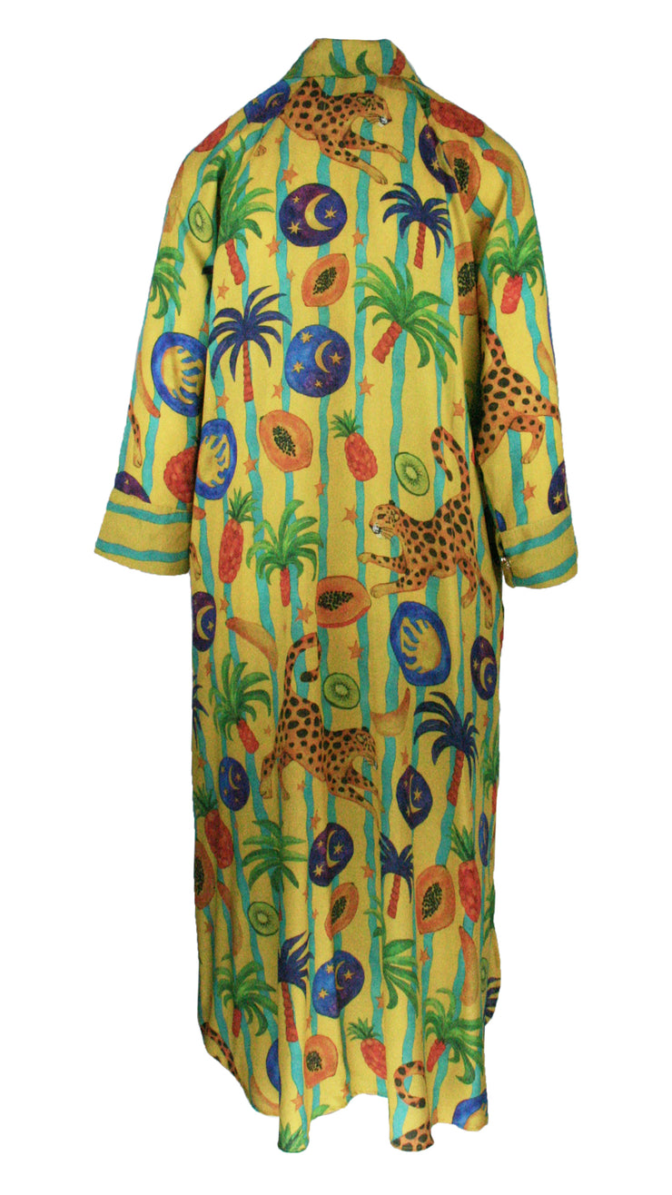 Cosmic Safari Luxe Shirt Dress