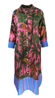 Safari Siesta Luxe Shirt Dress