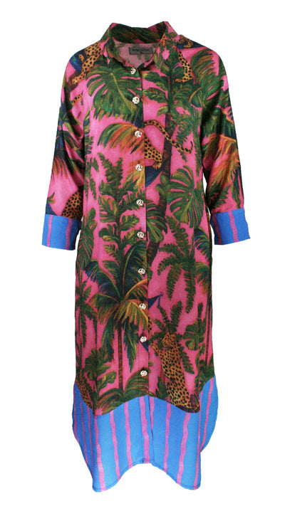 Safari Siesta Luxe Shirt Dress