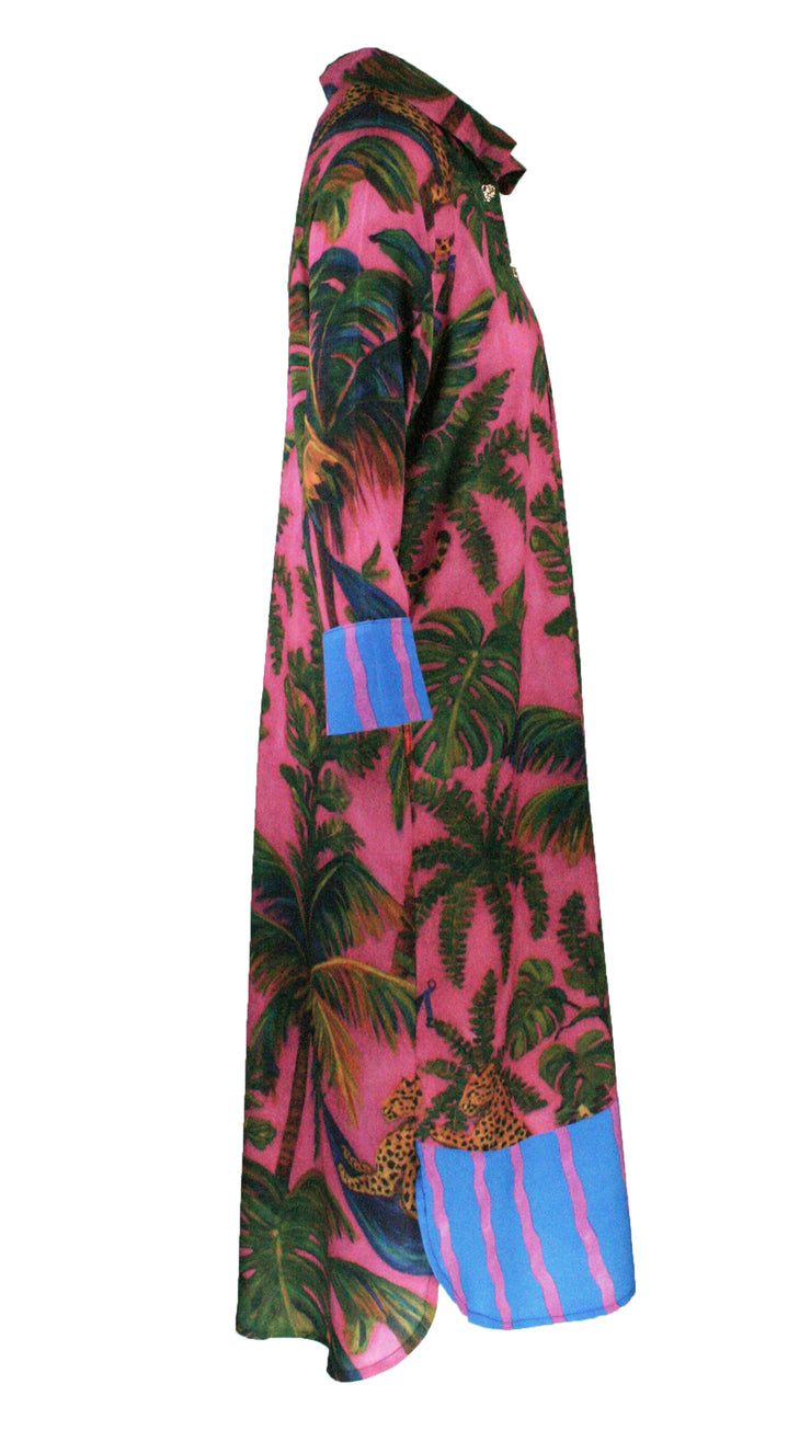 Safari Siesta Luxe Shirt Dress