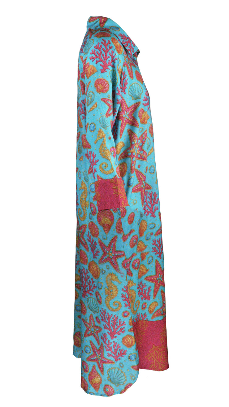 Shellshocked Glam Luxe Shirt Dress