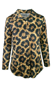 Midnight Leopard Luxe Shirt