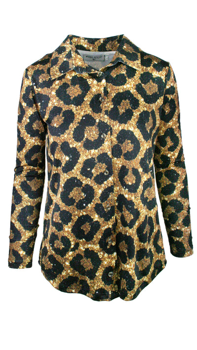 Midnight Leopard Luxe Shirt