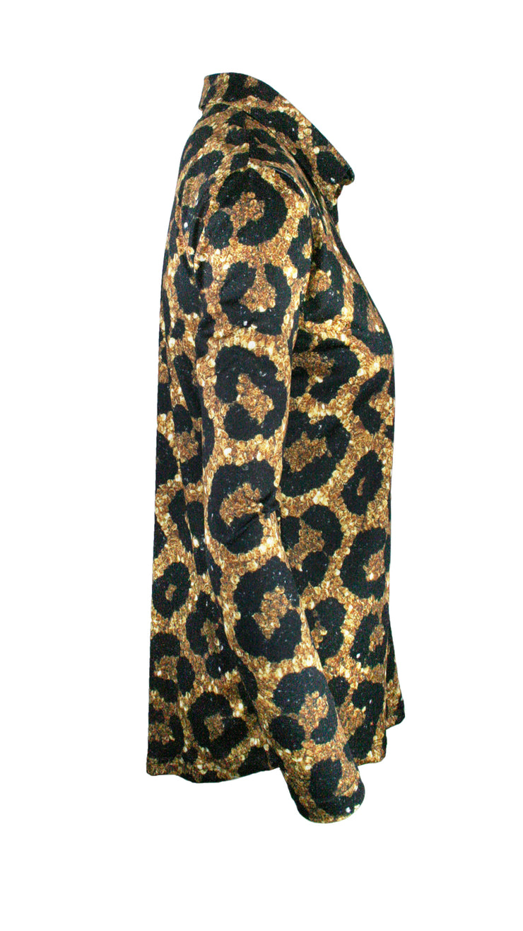 Midnight Leopard Luxe Shirt