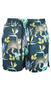 Cobalt Leopard Men's Swim Shorts
