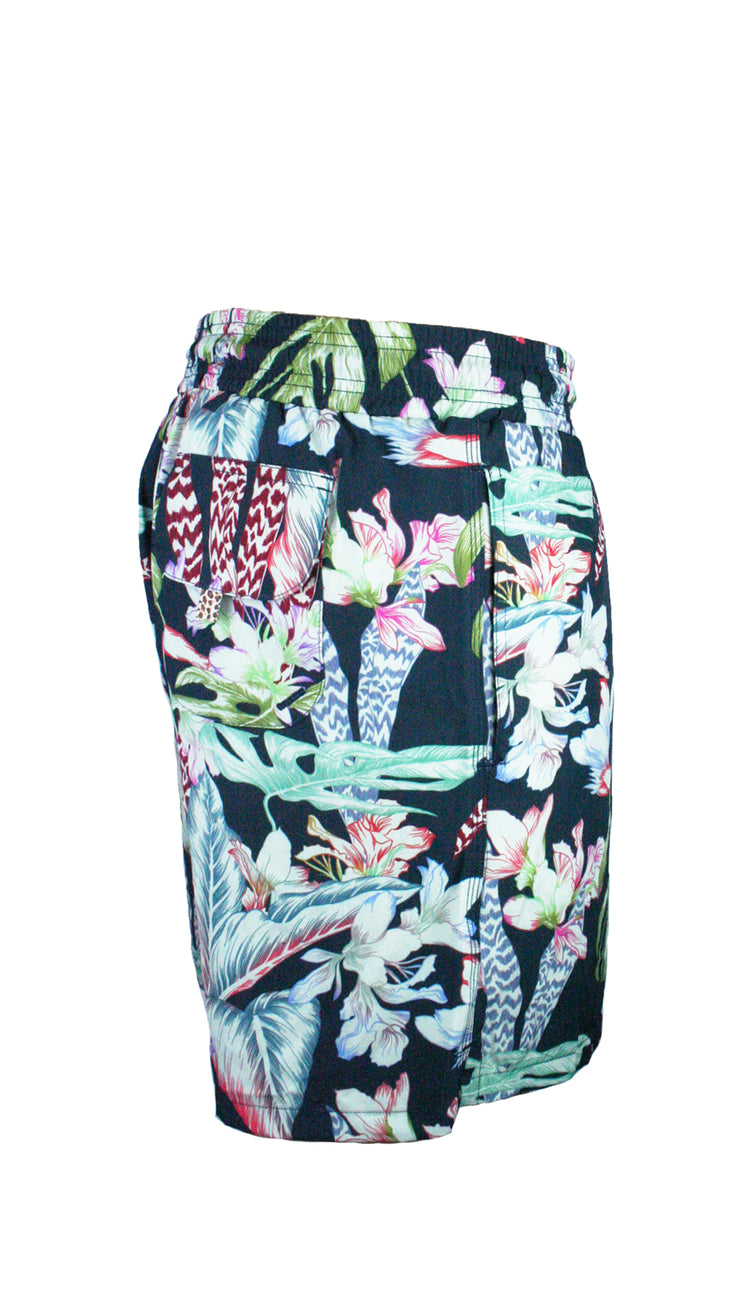 Floral Botanical Men's Swim Shorts