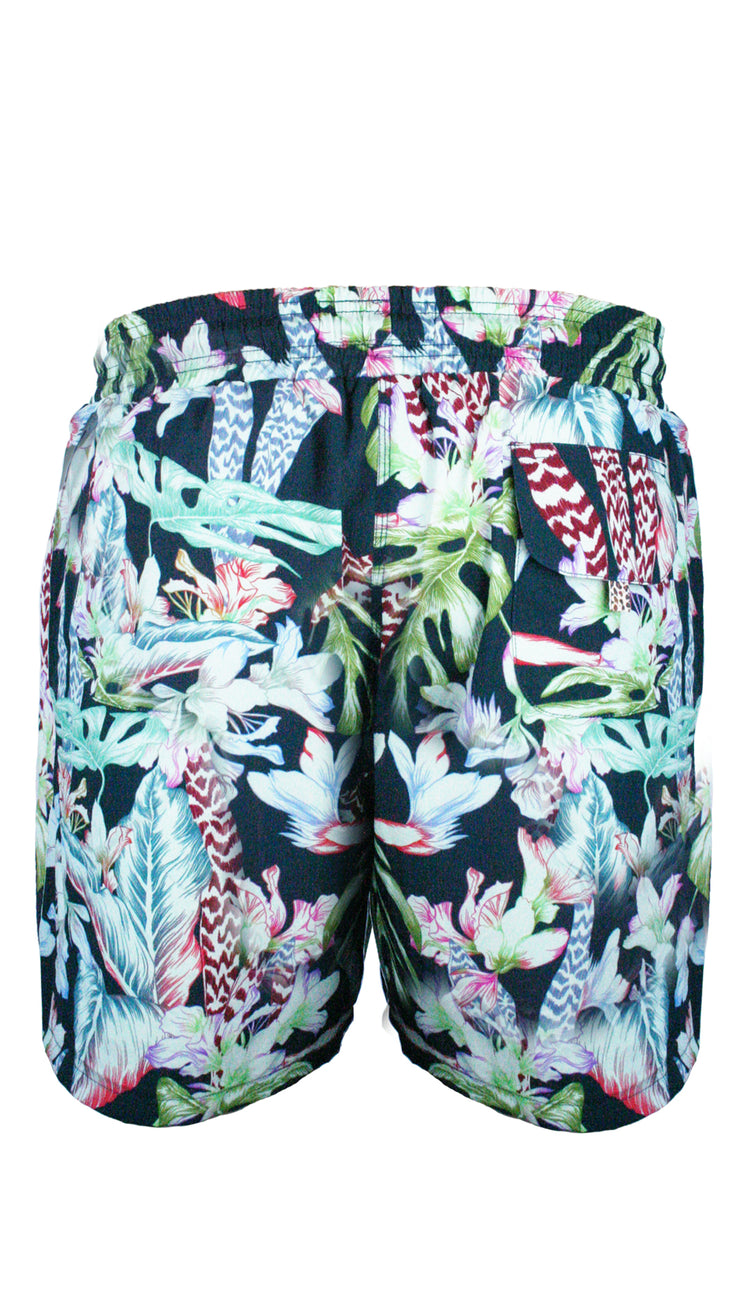Floral Botanical Men's Swim Shorts