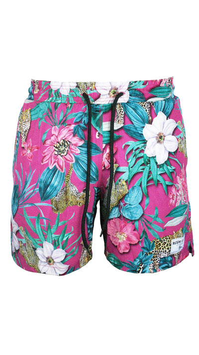 Leopard Creek Pink Men's Swim Shorts