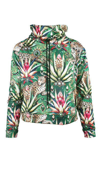 Wild Emerald Mesh Pullover