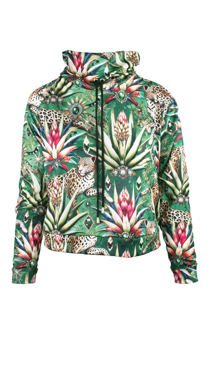 Wild Emerald Mesh Pullover