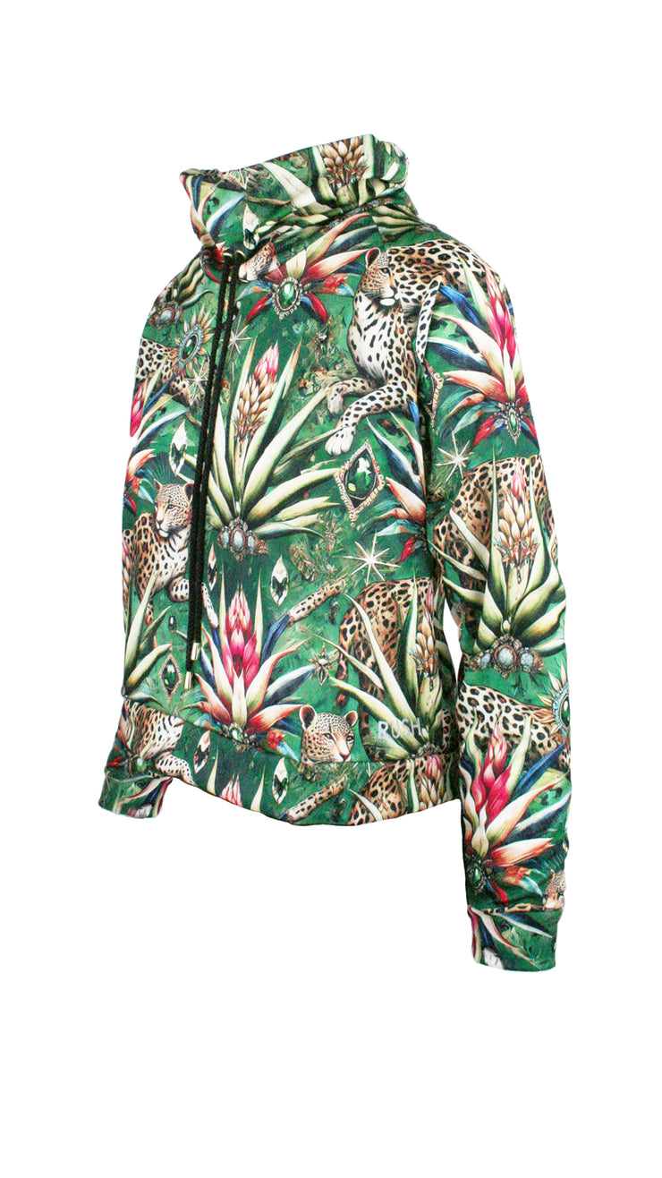 Wild Emerald Mesh Pullover