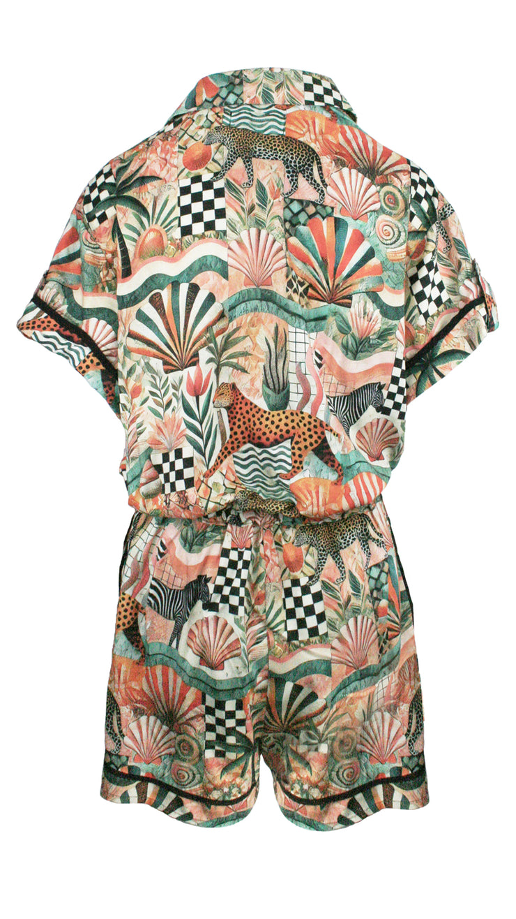 Sunkissed Safari Monaco Trim Jumpsuit