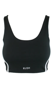 Black Panel Pro Sports Bra