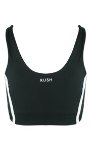 Black Panel Pro Sports Bra