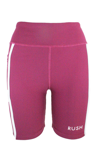 Claret Panel Pro High Waist Shorts