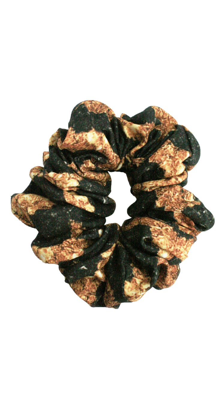 Midnight Leopard Scrunchie