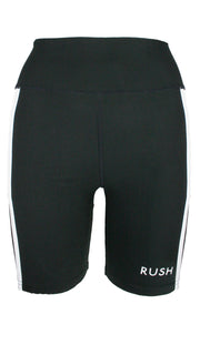 Black Panel Pro High Waist Shorts