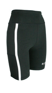 Black Panel Pro High Waist Shorts