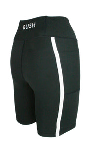 Black Panel Pro High Waist Shorts