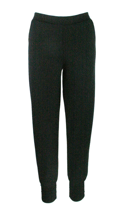 Black Soft Touch Cuff Pants