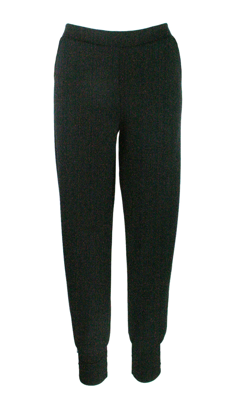 Black Soft Touch Cuff Pants