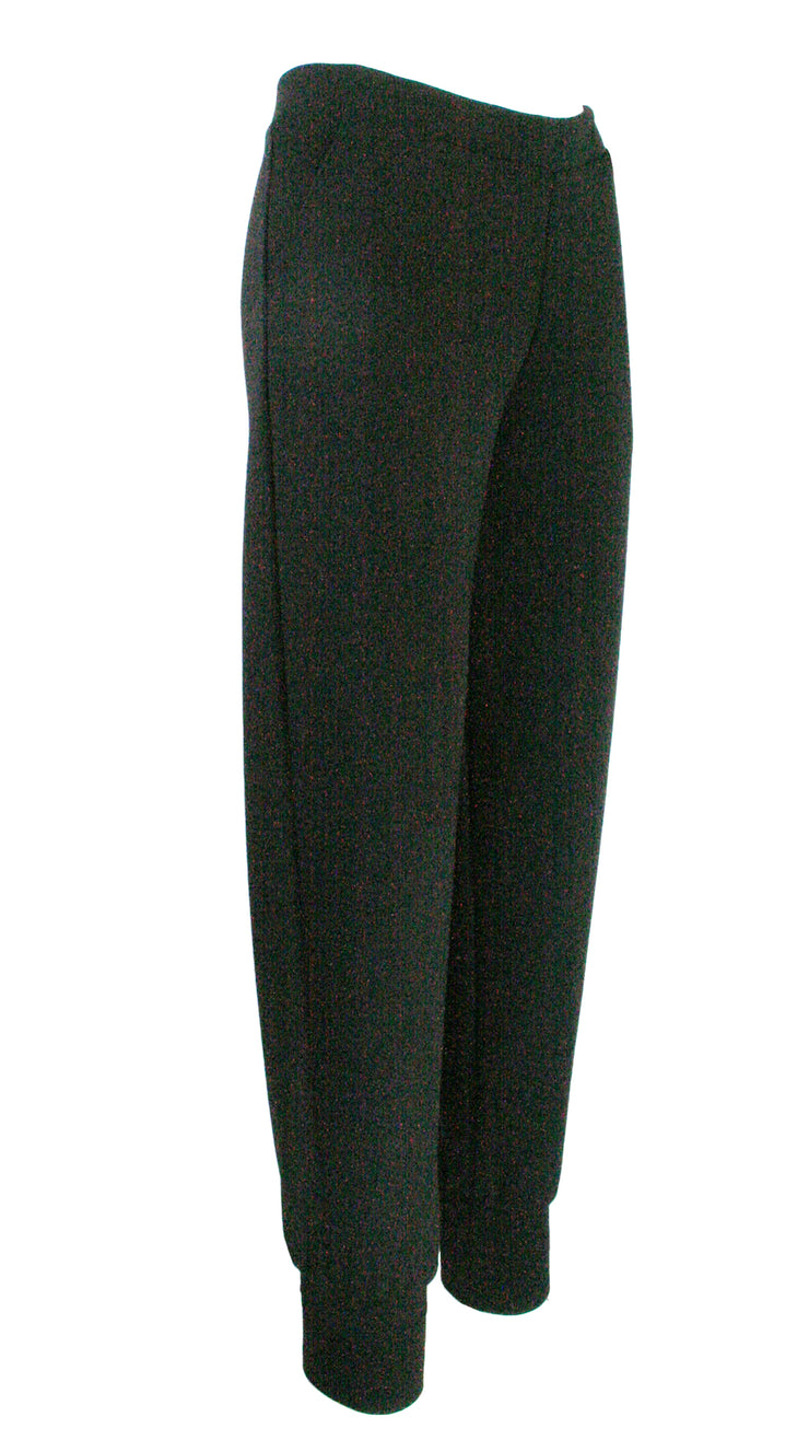 Black Soft Touch Cuff Pants