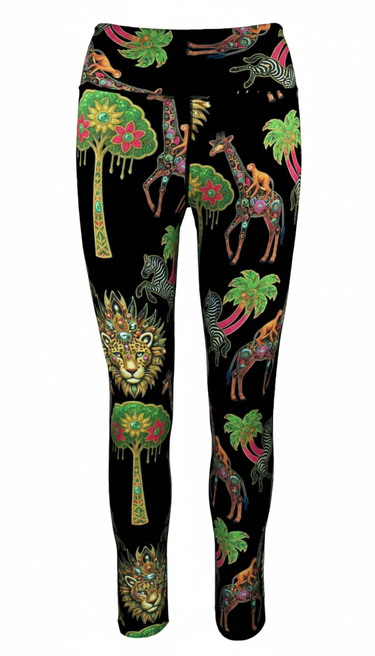 Zambezi Gold Black F/L Tights