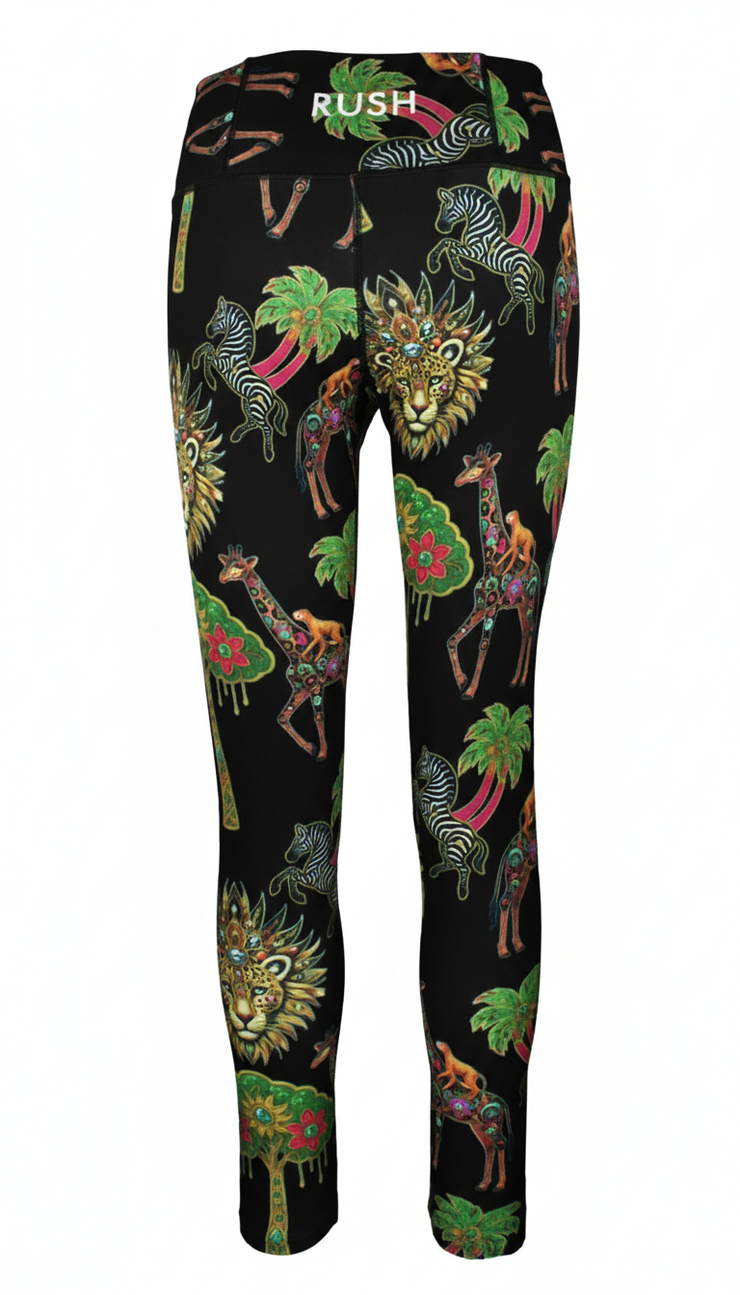 Zambezi Gold Black F/L Tights