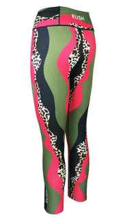 Waving Leopard F/L Tights