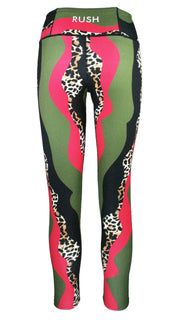 Waving Leopard F/L Tights