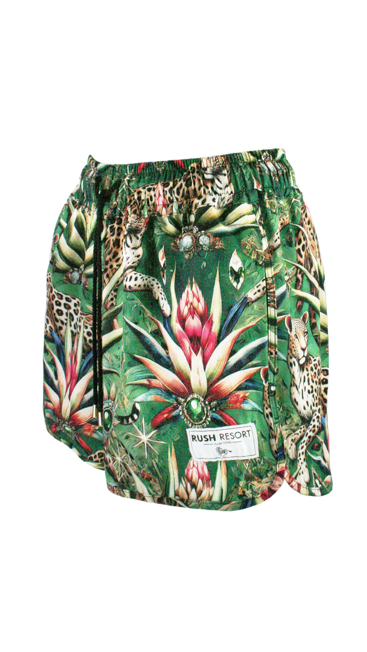 Wild Emerald WaveRunner Shorts